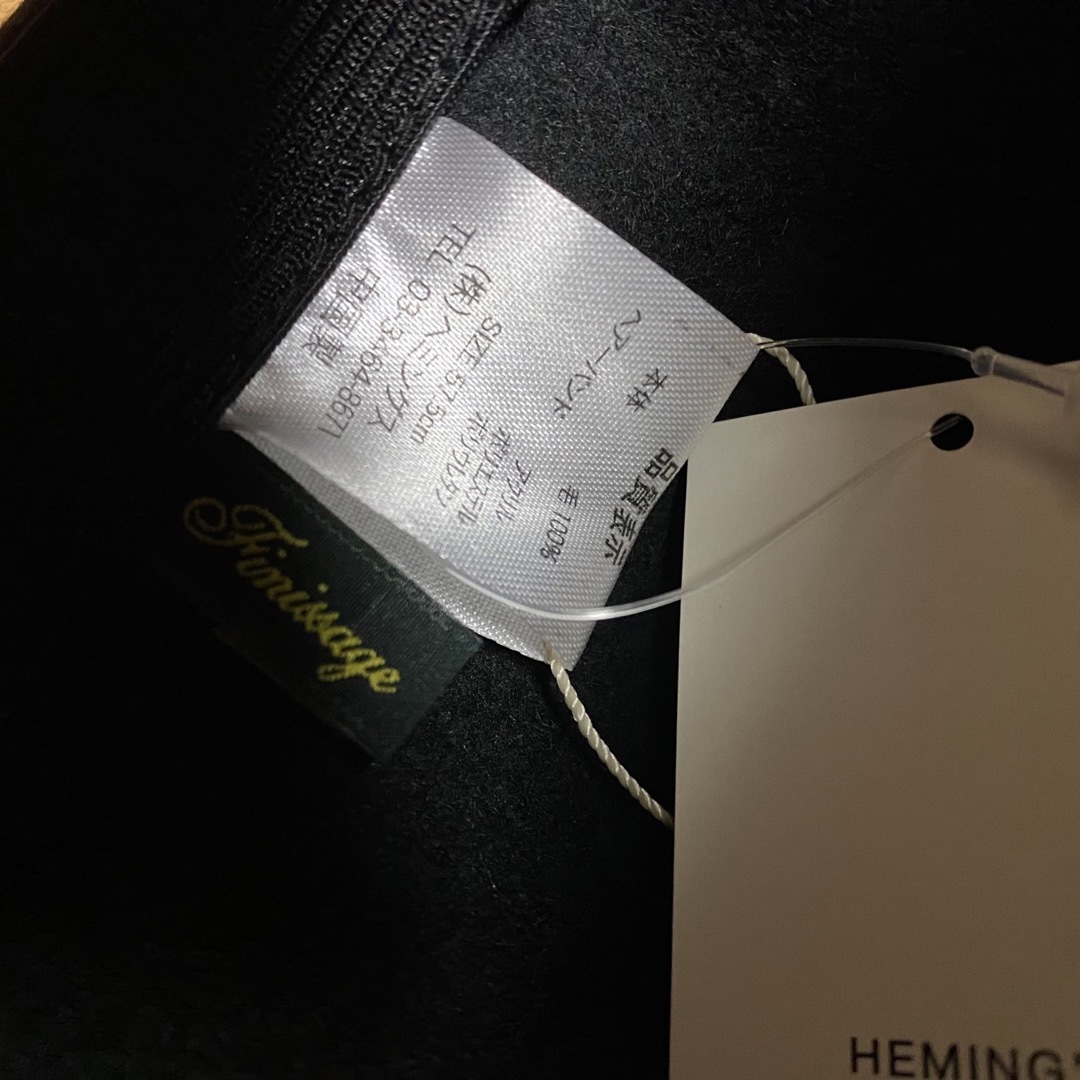 HEMING'S(ヘミングス)のHEMING’S ハット　未使用　中折れ帽 レディースの帽子(ハット)の商品写真