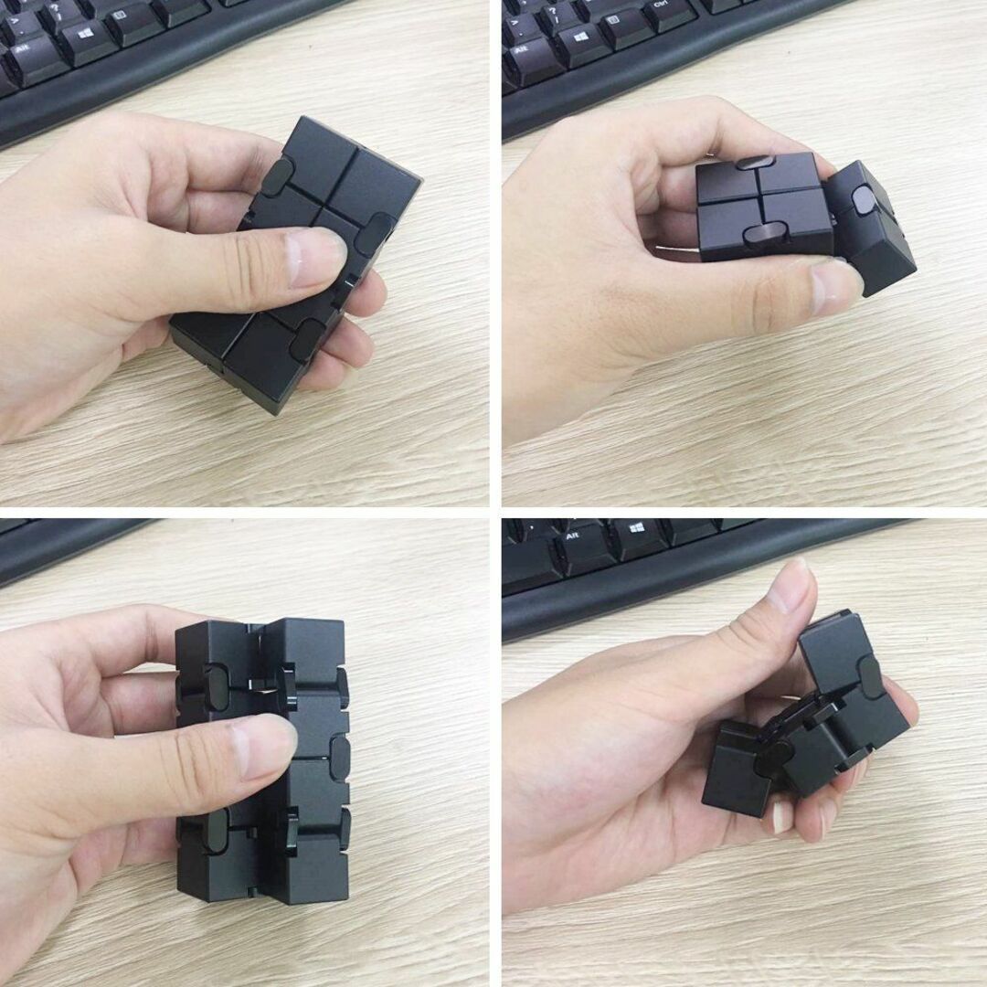 【色: 銀】[LilBit] Infinity Cube インフィニティキューブ キッズ/ベビー/マタニティのおもちゃ(その他)の商品写真