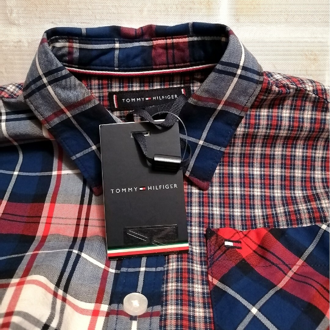 新品未使用】TOMMY HILFIGER 子供 シャツ トミーヒルフィガーの通販 by