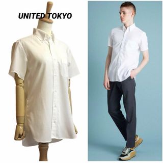 UNITED TOKYO - UNITED TOKYO コットンダブルフェイスシャツの通販｜ラクマ