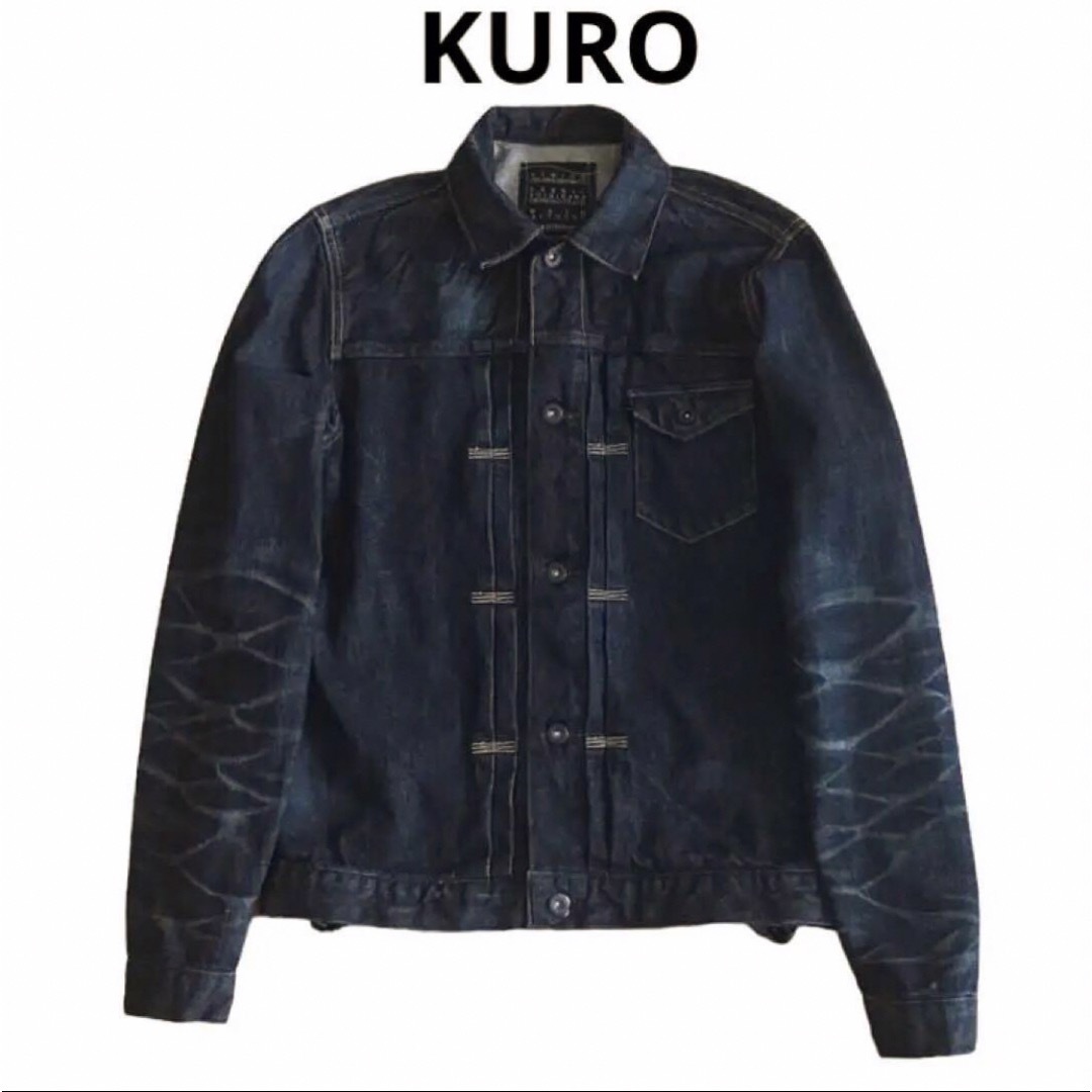 KURO(クロ)のKURO 1stタイプ デニムジャケット メンズのジャケット/アウター(Gジャン/デニムジャケット)の商品写真