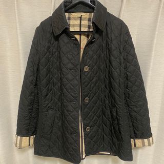 バーバリー(BURBERRY)のBURBERRY BRIT　キルティングジャケット　黒　ノバチェック　(その他)