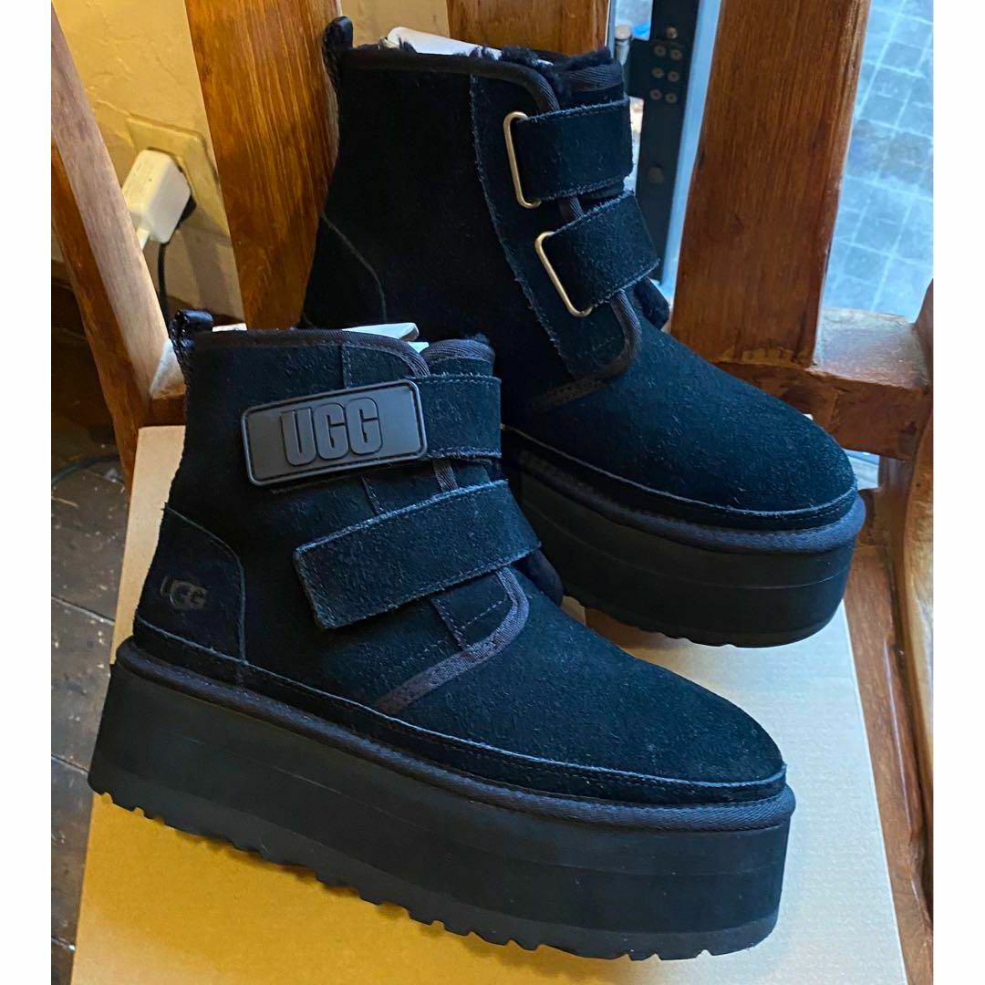 国内正規品✨①美品✨24厚手～24.5薄手✨UGG✨ニューメル プラットフォーム