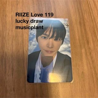 ウンソク⭐️RIIZE Love119 ラキドロ musicplant トレカ(アイドルグッズ)