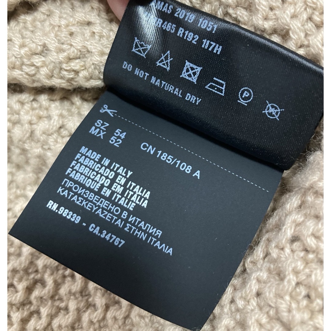 PRADA(プラダ)の【美品】PRADA 最高級 カシミヤ100 タートルネックニット セーター 54 メンズのトップス(ニット/セーター)の商品写真