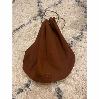 エルメス(Hermes)のエルメス　リュック　巾着　ポロションミミル 巾着型 ショルダーバッグ 超美品(リュック/バックパック)