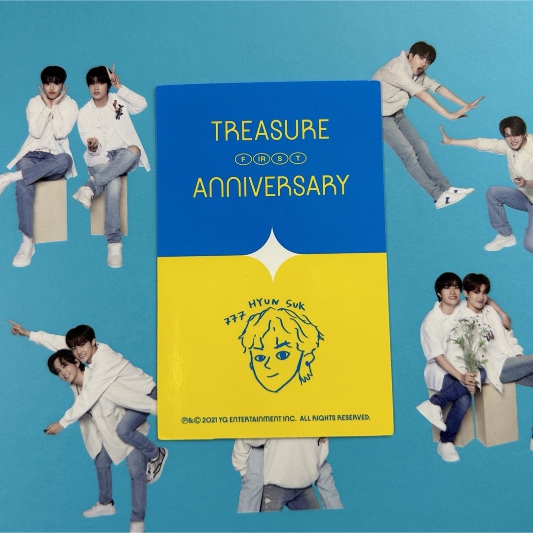 TREASURE(トレジャー)のTREASURE ヒョンソク トレカ エンタメ/ホビーのCD(K-POP/アジア)の商品写真