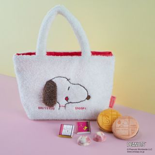 スヌーピー(SNOOPY)の【匿名発送】スヌーピー meets ブリュイエール ミニトートバッグ(トートバッグ)