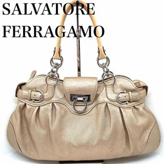 サルヴァトーレフェラガモ(Salvatore Ferragamo)のSalvatore Ferragamo フェラガモ ガンチーニ ハンドバッグ (ハンドバッグ)