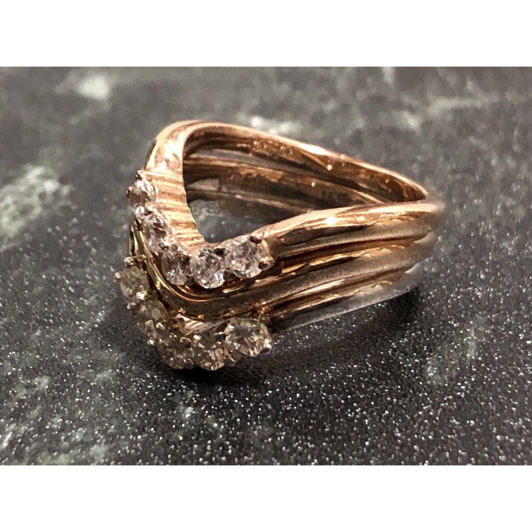 Folli Follie(フォリフォリ)のFolli Follieフォリフォリ 3連リング　925 レディースのアクセサリー(リング(指輪))の商品写真