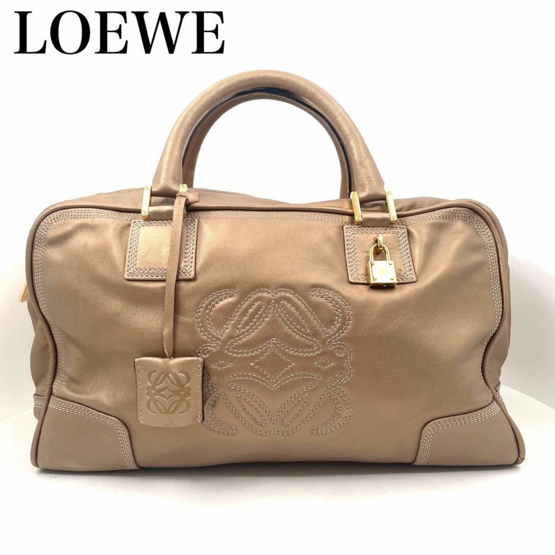 LOEWE(ロエベ)のLOEWE ロエベ アマソナ ハンドバッグ　ミニボストン レディースのバッグ(ボストンバッグ)の商品写真