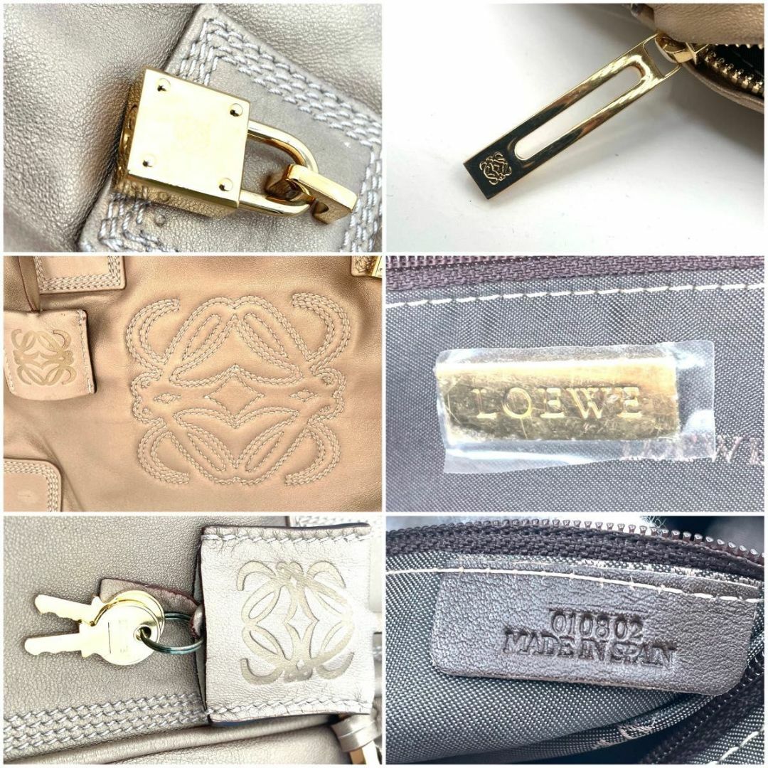 LOEWE(ロエベ)のLOEWE ロエベ アマソナ ハンドバッグ　ミニボストン レディースのバッグ(ボストンバッグ)の商品写真