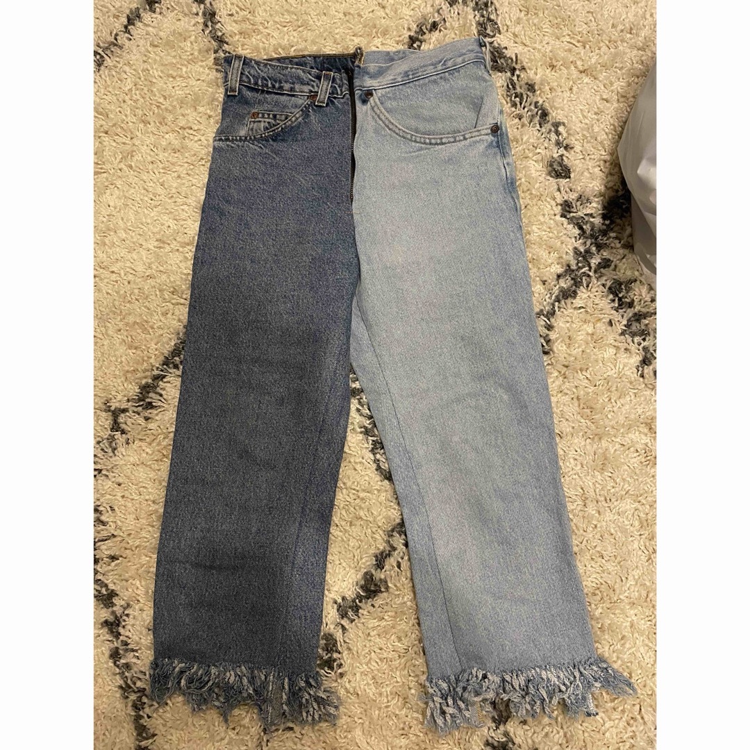 77CIRCA(ナナナナサーカ)の77circa 再構築 levi'sリメイクデニムパンツロンハーマン レディースのパンツ(デニム/ジーンズ)の商品写真