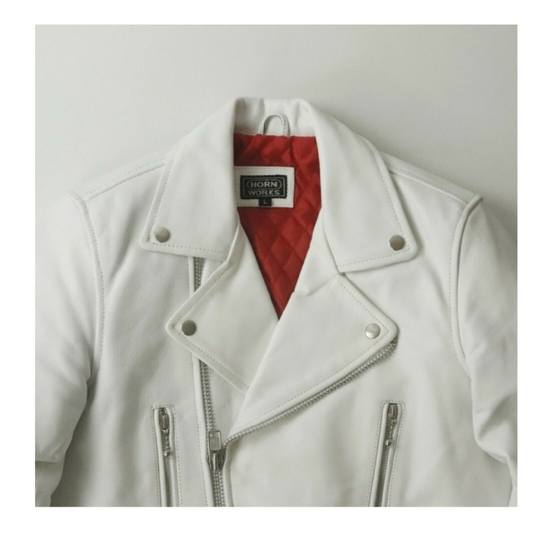 HORN WORKS - 【美品】新品価格5.9万円ホーンワークス 牛革中綿 HORN WORKS - 【美品】新品価格5.9万円ホーンワークス 牛革中綿