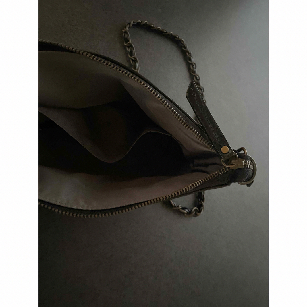 GU(ジーユー)のGU ジーユー ミニショルダーバッグ チェーンバッグ 黒 カバン ブラック レディースのバッグ(ショルダーバッグ)の商品写真