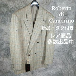 ロベルタディカメリーノ(ROBERTA DI CAMERINO)の16-232新品・タグ付き　ロベルタディカメリーノ　テーラードジャケット　PM(テーラードジャケット)