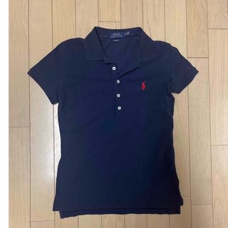 ポロラルフローレン(POLO RALPH LAUREN)のポロシャツ　レディース　ネイビー　ラルフローレン(ポロシャツ)