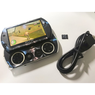 プレイステーションポータブル(PlayStation Portable)の送料込SONY  PSP-N1001（PSPgo）+8gbカード(携帯用ゲーム機本体)