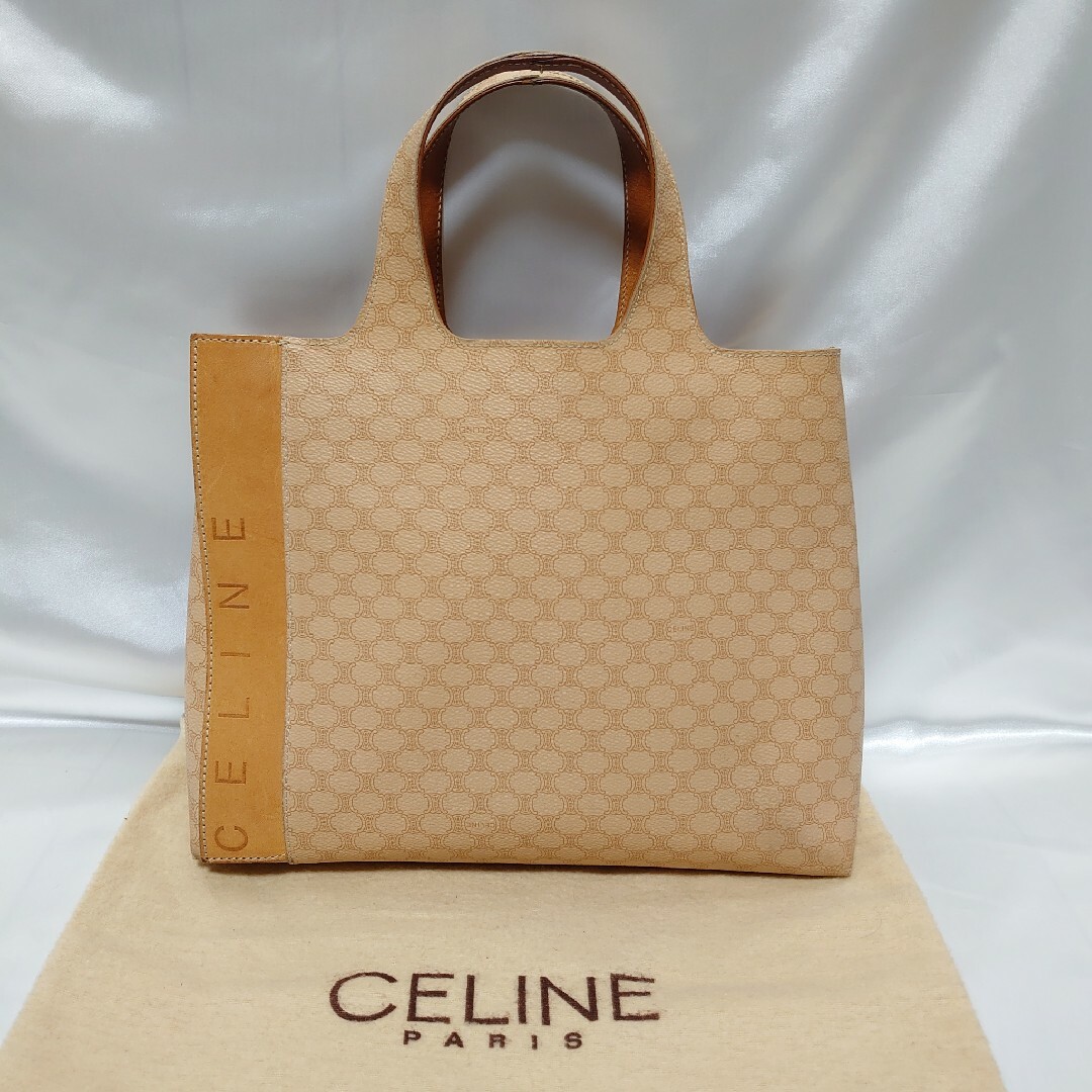 celine - 美品 CELINE マカダム柄 ハンドバッグ トートバッグの通販 by