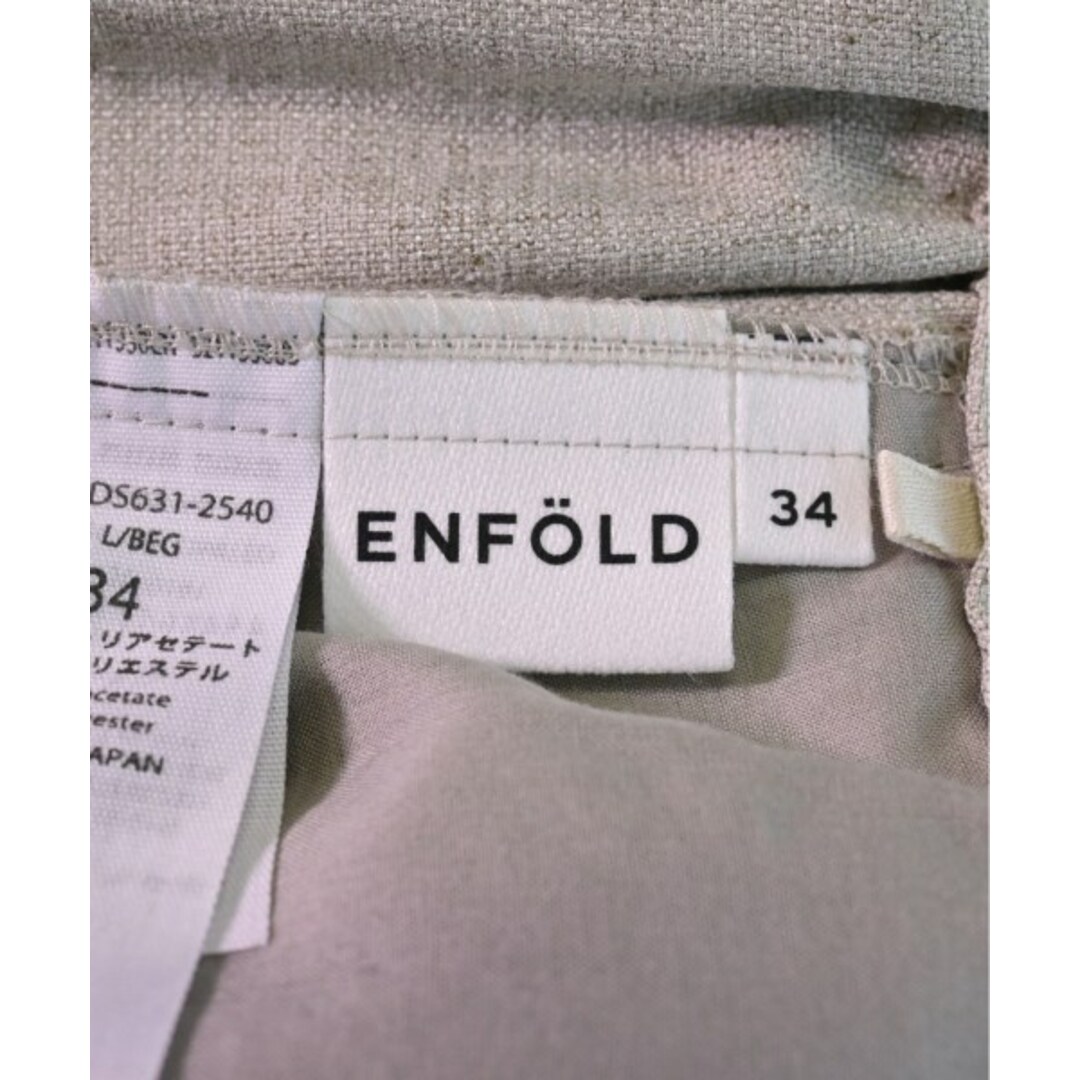 ENFOLD(エンフォルド)のENFOLD エンフォルド スラックス 34(XS位) グレーベージュ系 【古着】【中古】 レディースのパンツ(その他)の商品写真