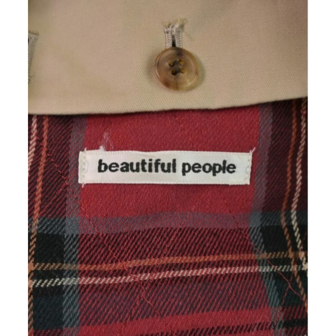 beautiful people(ビューティフルピープル)のbeautiful people トレンチコート 140(S位) ベージュ 【古着】【中古】 レディースのジャケット/アウター(トレンチコート)の商品写真
