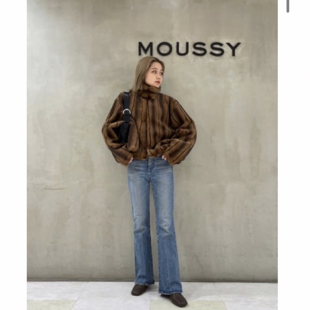 moussy - 中町綾着用♡MOUSSY FAUX FUR STAND COLLAR ジャケット moussy - 中町綾着用♡MOUSSY FAUX FUR STAND COLLAR ジャケット
