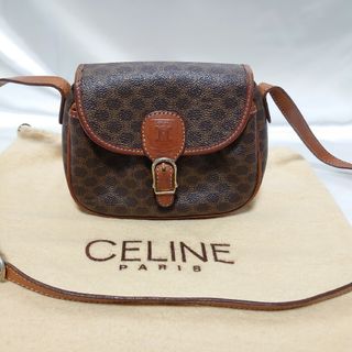 セリーヌ(celine)のCELINE マカダム柄 ポシェット サコッシュバッグ ポーチ(ポーチ)