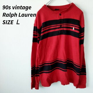 90s vintage　Polo Ralph Lauren ポロラルフローレン(Tシャツ/カットソー(七分/長袖))