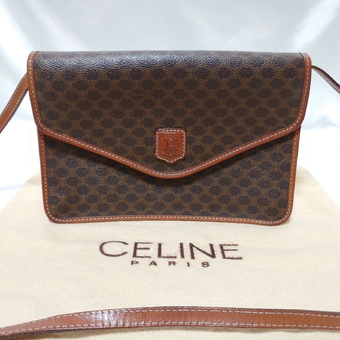 ショルダーバッグCELINE マカダム柄  ショルダーバッグ