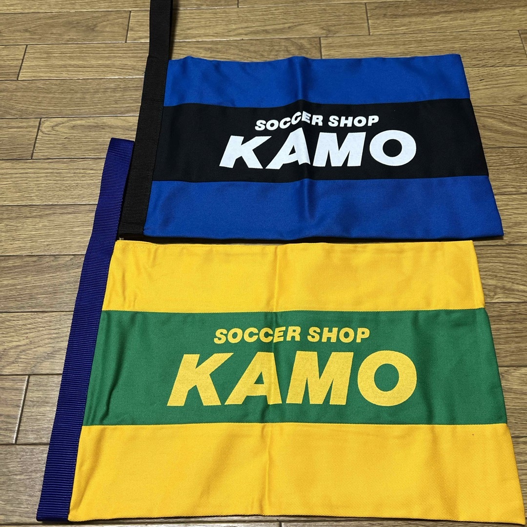 【未使用品】サッカーショップKAMO シューズケース2枚セット スポーツ/アウトドアのサッカー/フットサル(その他)の商品写真