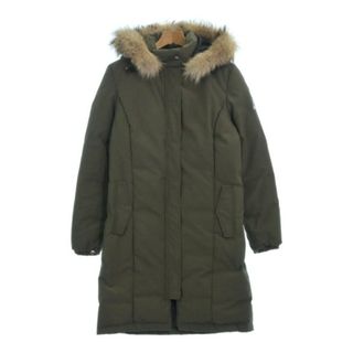 ケープハイツ(Cape HEIGHTS)のCape HEIGHTS ケープハイツ ダウンコート S カーキ 【古着】【中古】(ダウンコート)