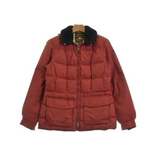 エディーバウアー(Eddie Bauer)のEddie Bauer ダウンジャケット/ダウンベスト M オレンジ 【古着】【中古】(ダウンジャケット)