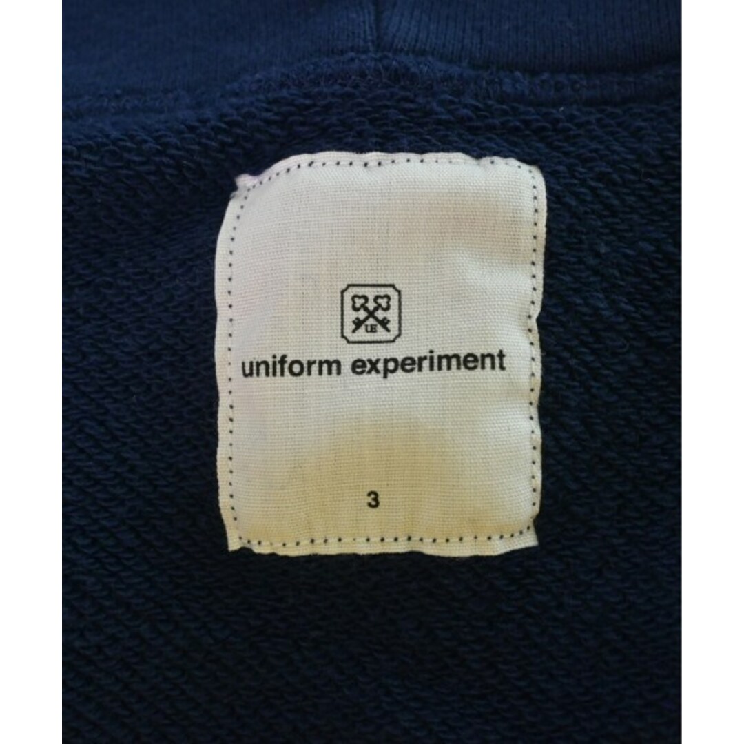 uniform experiment(ユニフォームエクスペリメント)のuniform experiment パーカー 3(L位) 紺 【古着】【中古】 メンズのトップス(パーカー)の商品写真