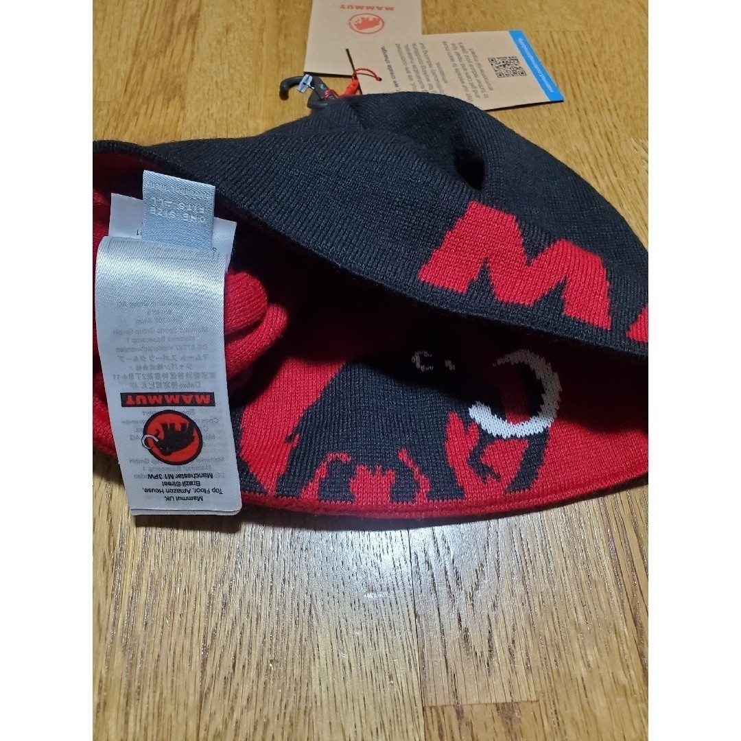 Mammut(マムート)の★新品未使用★マムート フリースグローブ&ウール混ビーニー2点セット スポーツ/アウトドアのアウトドア(登山用品)の商品写真