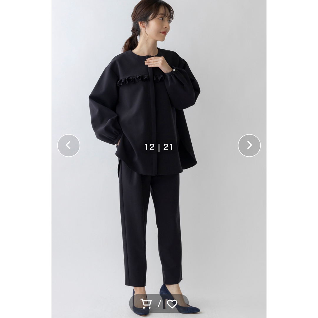 Sono(ソーノ)のSONO NAVY ブラウス レディースのトップス(シャツ/ブラウス(長袖/七分))の商品写真