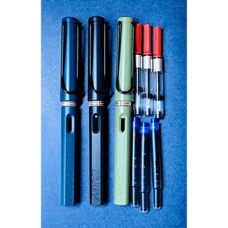 ラミー(LAMY)の数量限定❗️️ Lamy万年筆 EF 細字❗️ 3本セット❗早い者勝ち(ペン/マーカー)