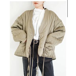 エンフォルド(ENFOLD)の【新品未使用】　SOLOV 4WAY QUILTING OVER COAT(ノーカラージャケット)