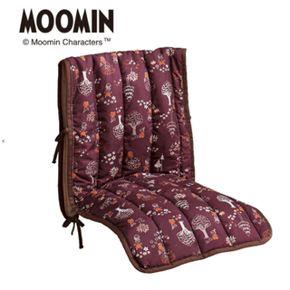ムーミン(MOOMIN)の新品未使用 ムーミン リトルミイ 椅子カバー ポケット付き ブラウン(キャラクターグッズ)