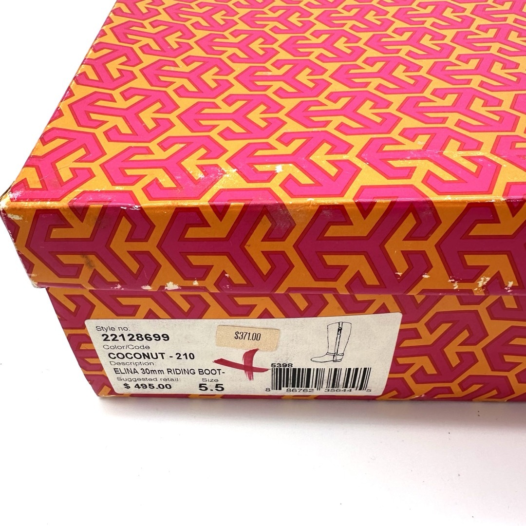 Tory Burch(トリーバーチ)の〈新品〉TORY BURCH トリーバーチ【22.5】サイドジップ ロングブーツ レディースの靴/シューズ(ブーツ)の商品写真