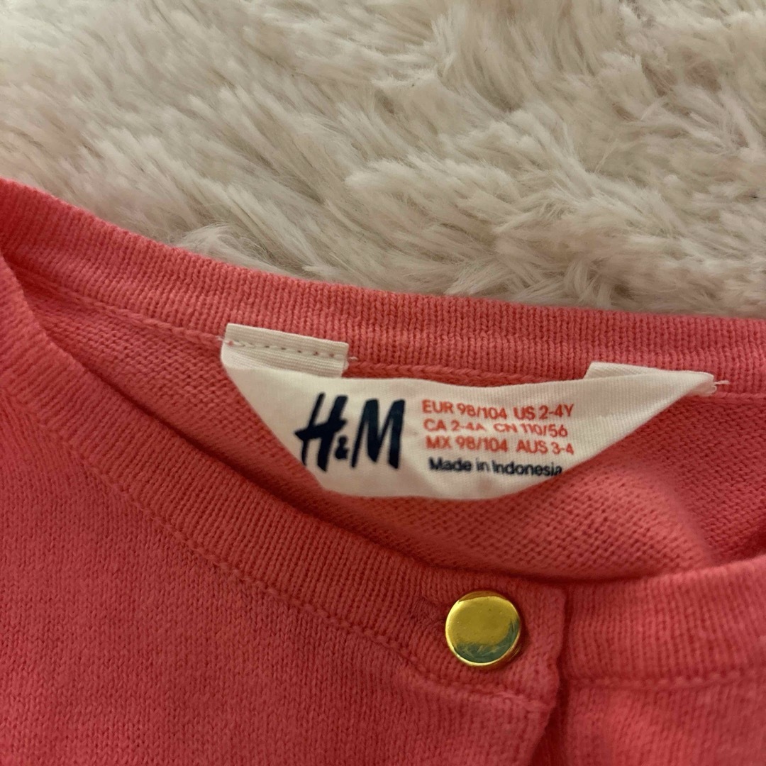 H&H(エイチアンドエイチ)のH&M☆キッズ☆カーディガン/95 キッズ/ベビー/マタニティのキッズ服女の子用(90cm~)(カーディガン)の商品写真