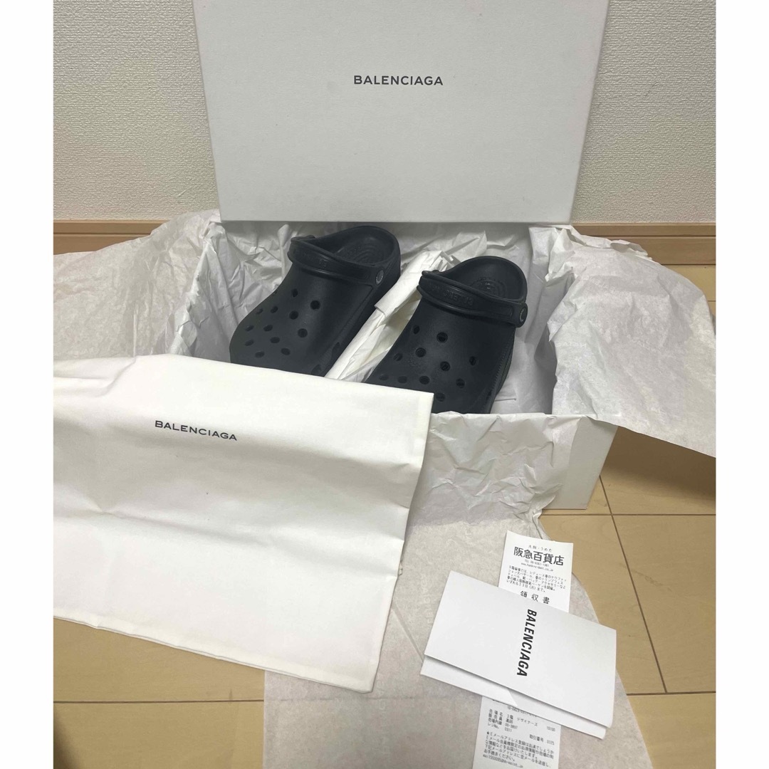 Balenciaga(バレンシアガ)の完売　レア　BALENCIAGAバレンシアガ  クロックスコラボ　厚底サンダル レディースの靴/シューズ(サンダル)の商品写真