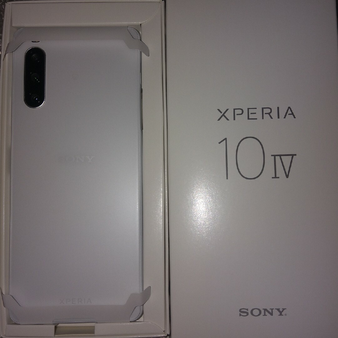 スマートフォン携帯電話SONY Xperia 10 IV SOG07 ホワイト