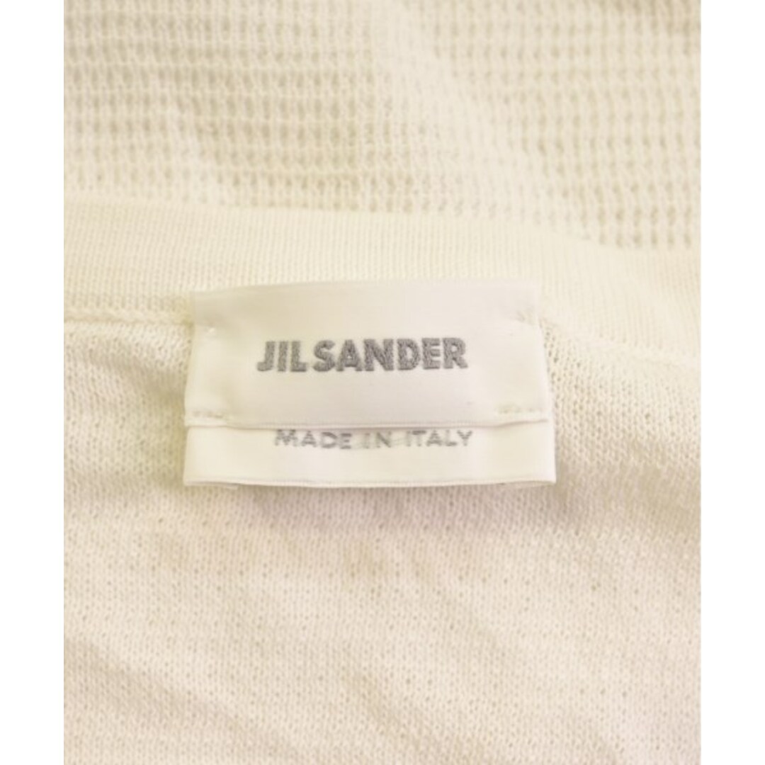 Jil Sander(ジルサンダー)のJIL SANDER ジルサンダー ニット・セーター 48(L位) 白 【古着】【中古】 メンズのトップス(ニット/セーター)の商品写真