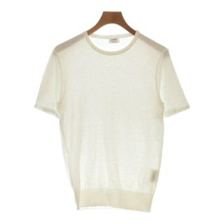 ジルサンダー(Jil Sander)のJIL SANDER ジルサンダー ニット・セーター 48(L位) 白 【古着】【中古】(ニット/セーター)