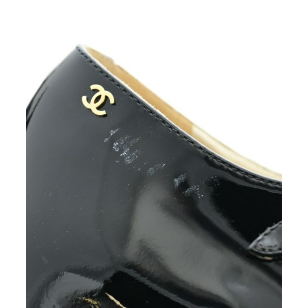 CHANEL(シャネル)のCHANEL シャネル パンプス EU37(23.5cm位) 黒 【古着】【中古】 レディースの靴/シューズ(ハイヒール/パンプス)の商品写真