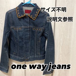 one way jeans ワンウェイ デニムジャケット レディース ジージャン