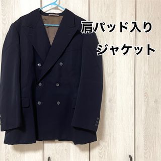 眞木洋服店 今治市 スーツ ジャケット 肩パッド入り サイズ不明(スーツジャケット)