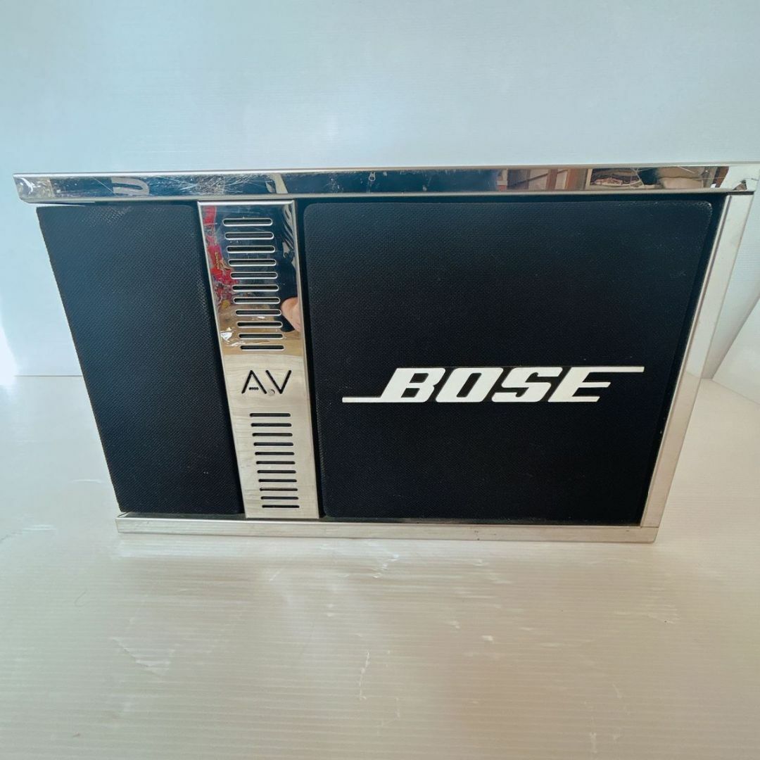 BOSE(ボーズ)の【超希少】【激レア】BOSE 301MMⅡ スピーカー　　アルミカバー付き スマホ/家電/カメラのオーディオ機器(スピーカー)の商品写真