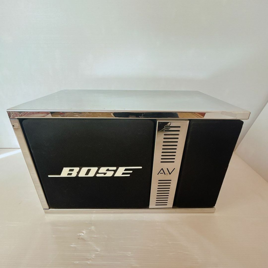 BOSE(ボーズ)の【超希少】【激レア】BOSE 301MMⅡ スピーカー　　アルミカバー付き スマホ/家電/カメラのオーディオ機器(スピーカー)の商品写真