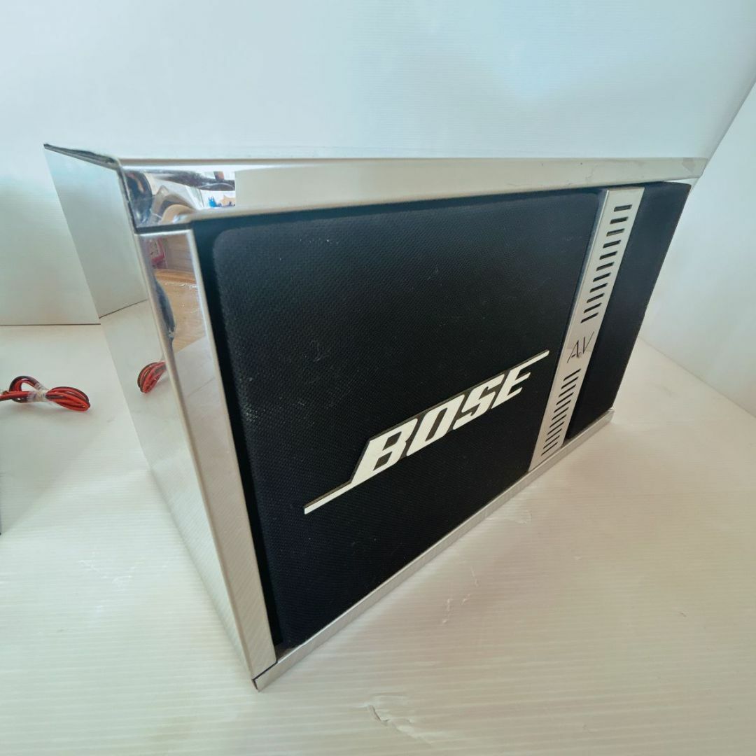 BOSE(ボーズ)の【超希少】【激レア】BOSE 301MMⅡ スピーカー　　アルミカバー付き スマホ/家電/カメラのオーディオ機器(スピーカー)の商品写真